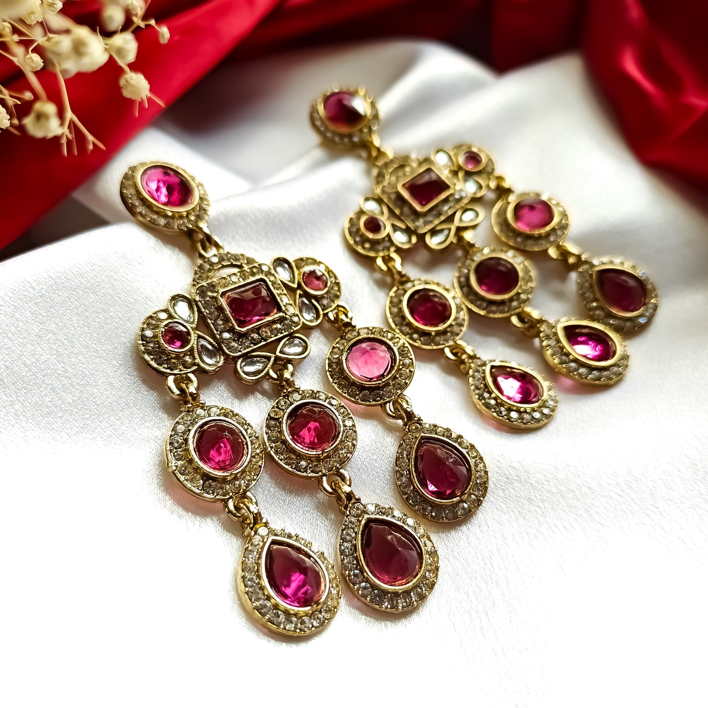 Davi Dangler Earrings - Wine