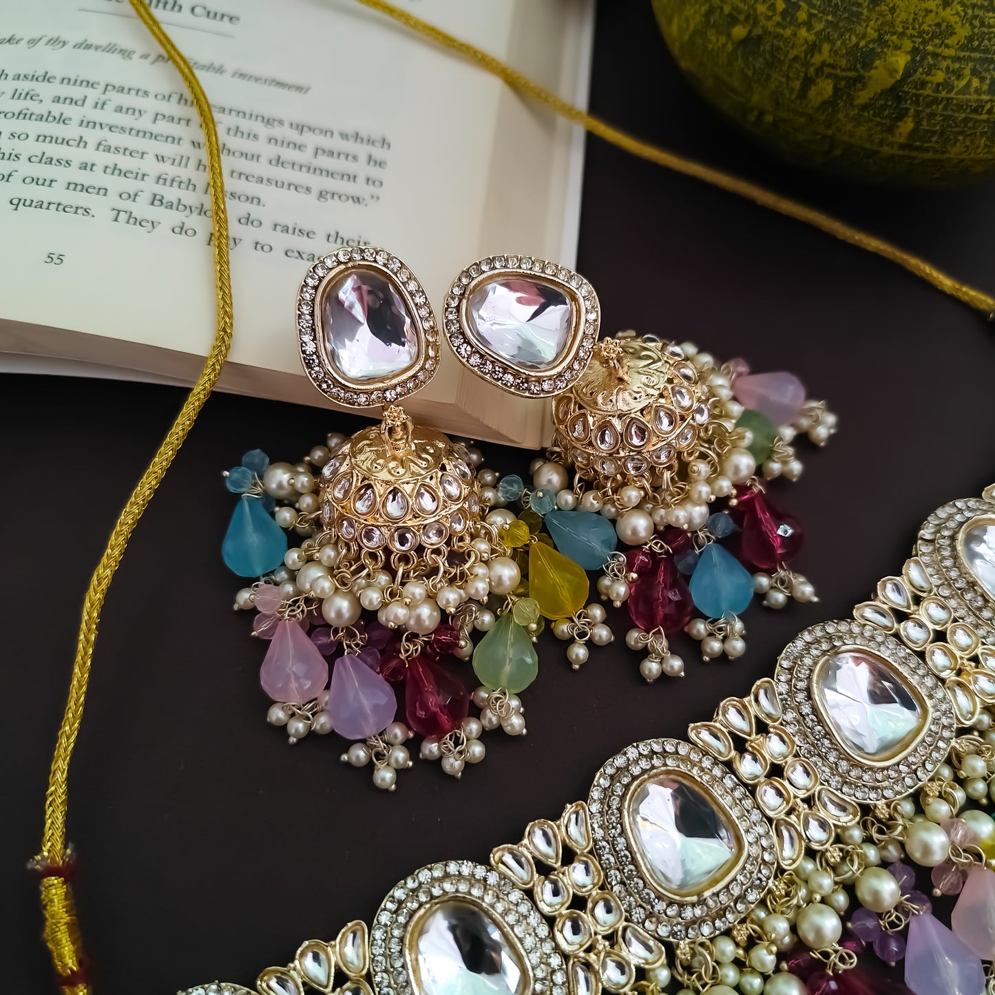 Anika Pearl Necklace Set - Multi
