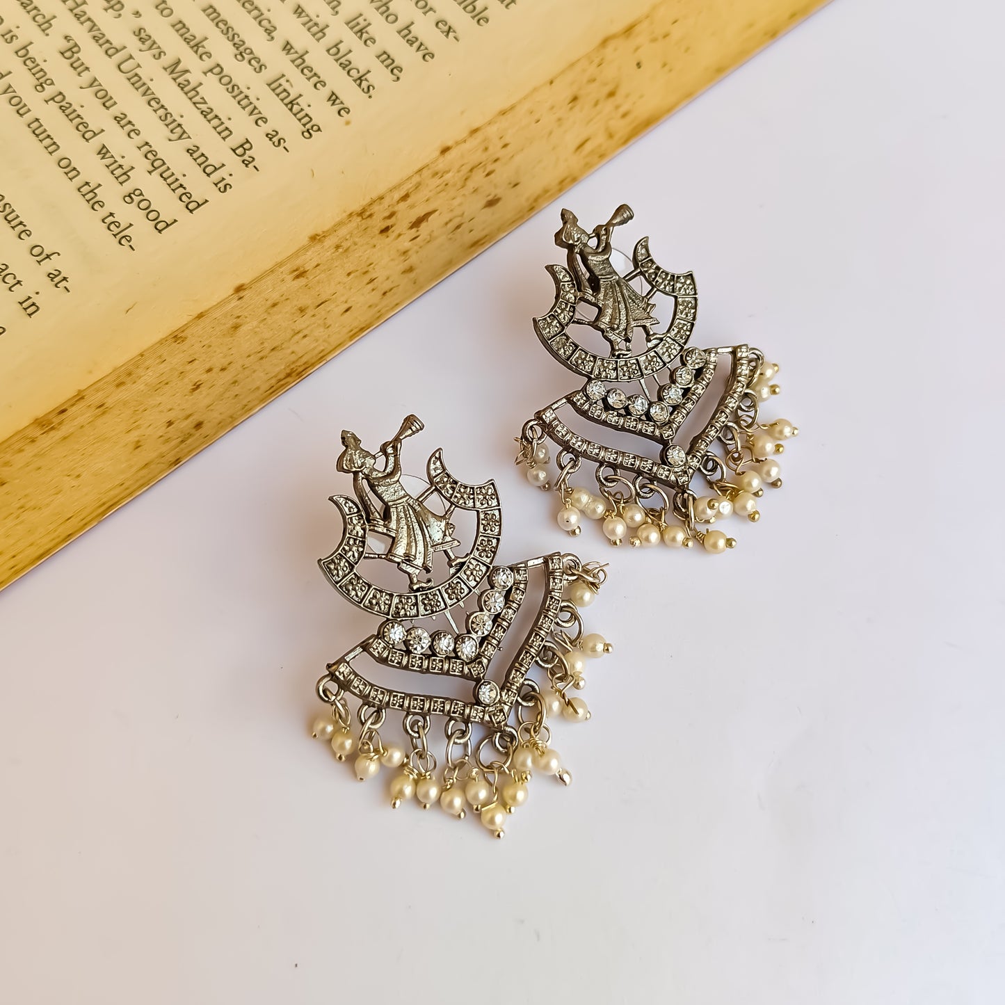 Rajas Motif Earrings