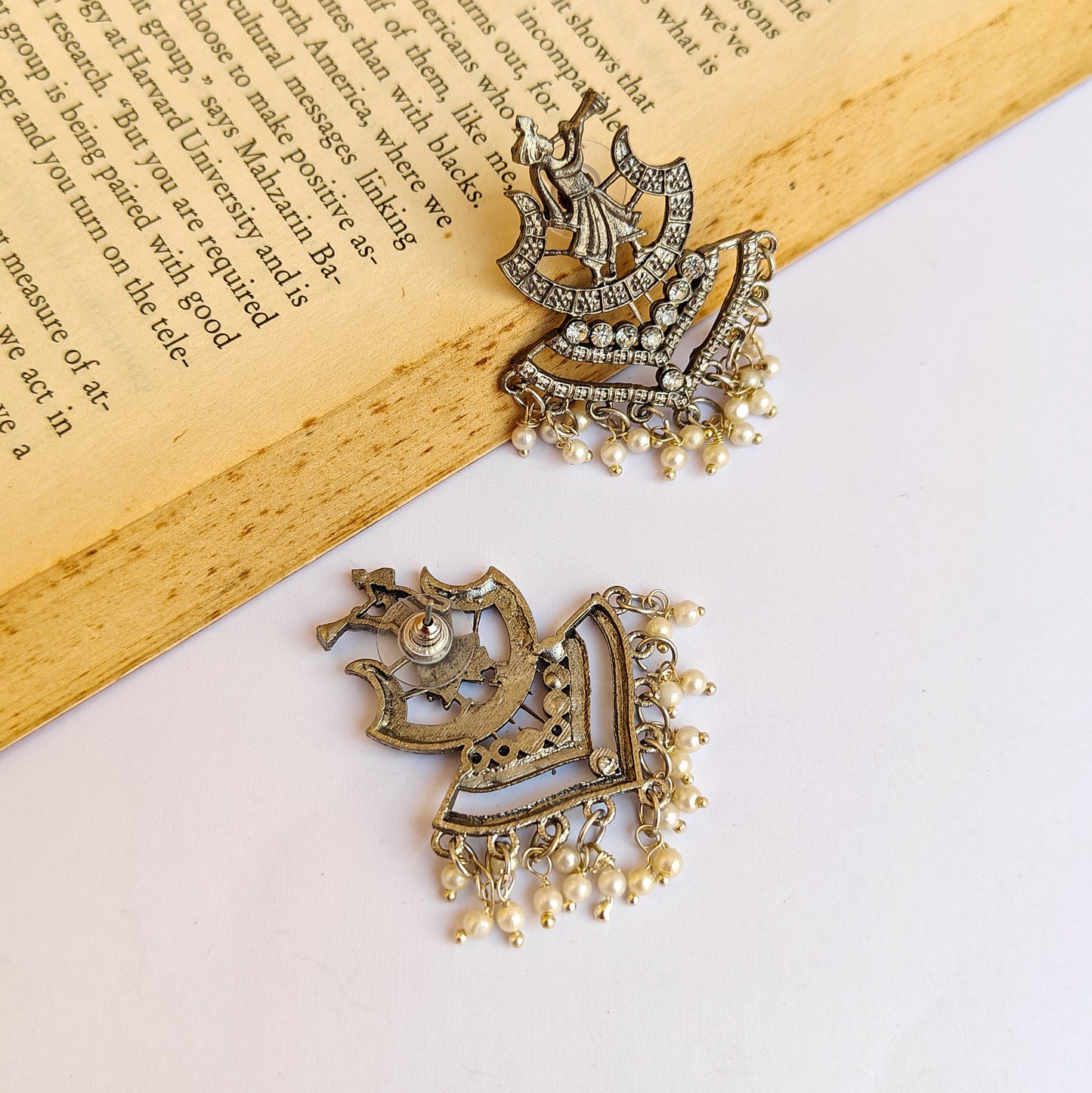 Rajas Motif Earrings