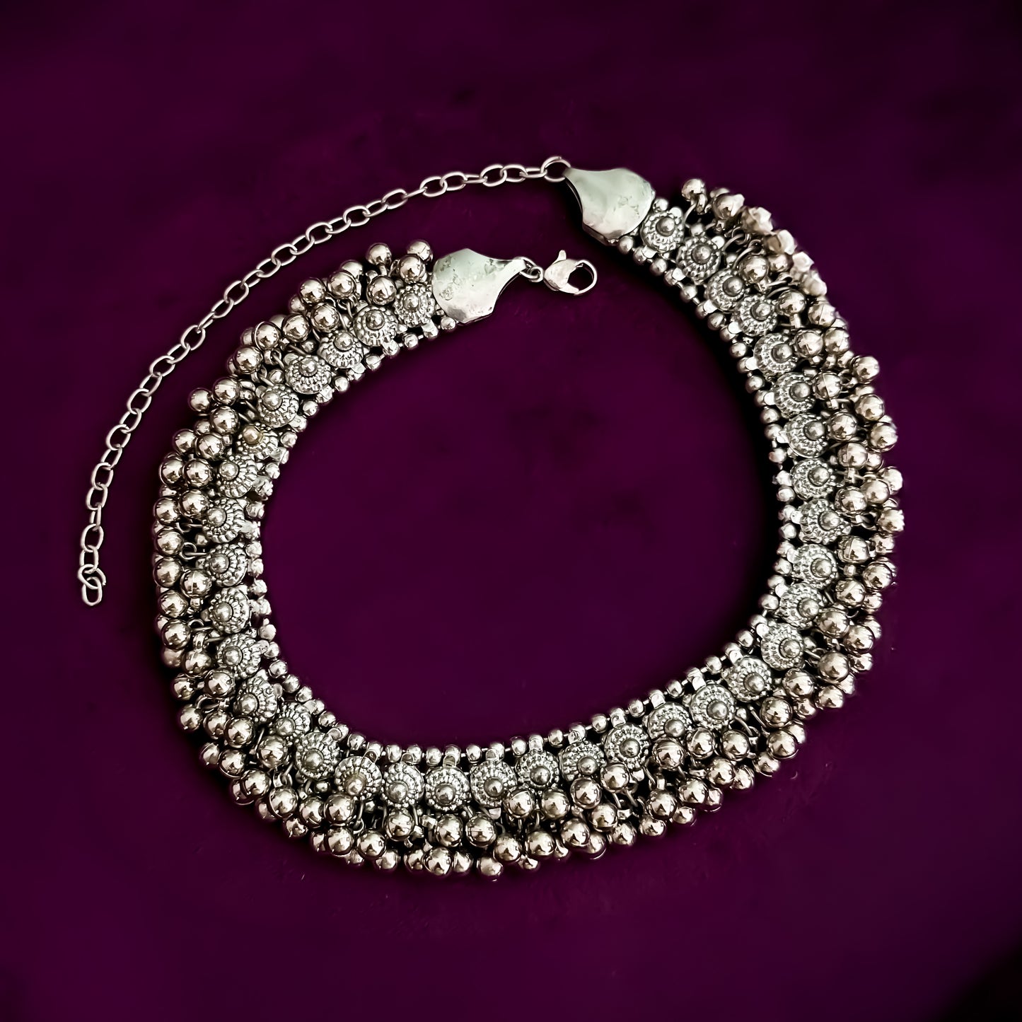 Akira German Silver Necklace Set