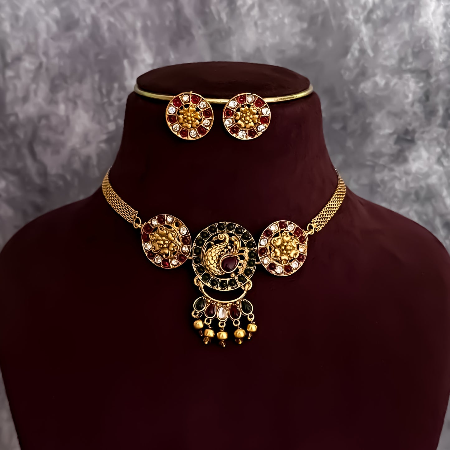 Sangavi Choker Necklace Set