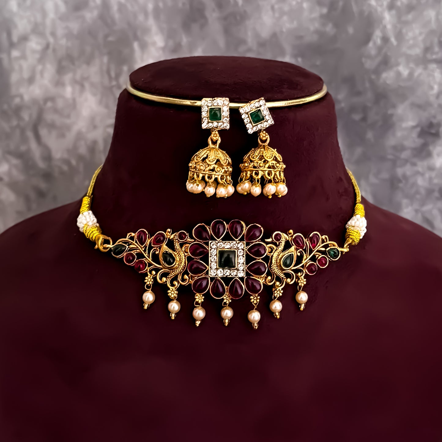 Baruni Choker Necklace Set