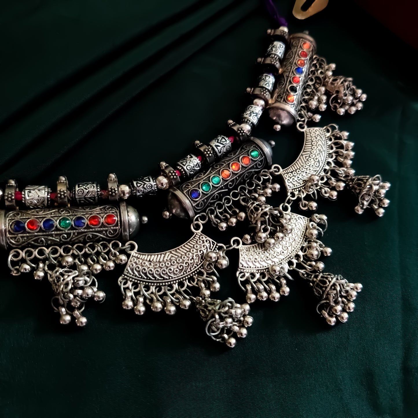 Tarang Silver Necklace Set