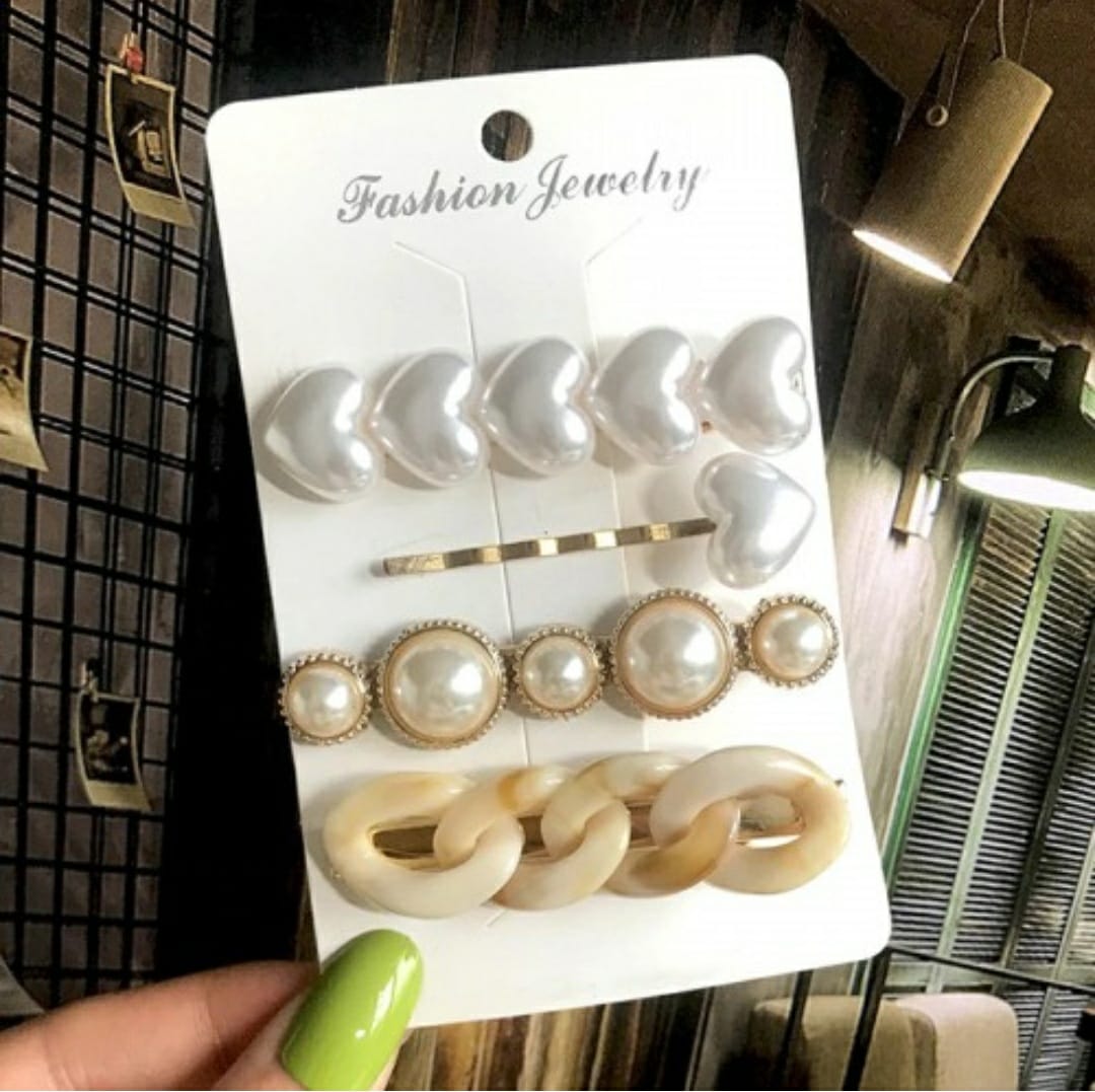 DAINTY KOREAN HAIR CLIPS - SET OF 4