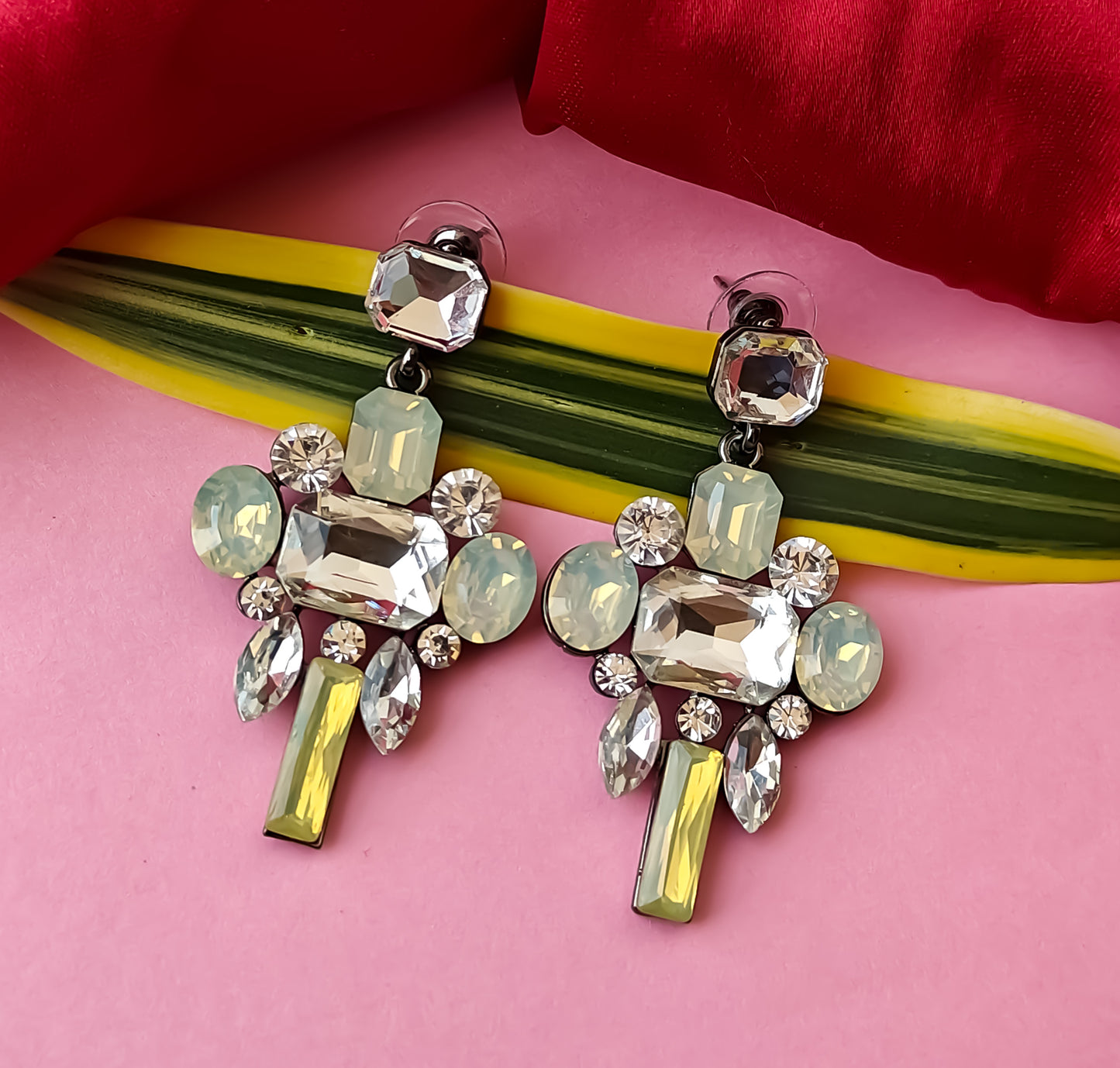 Korean Statement Dangler Earrings