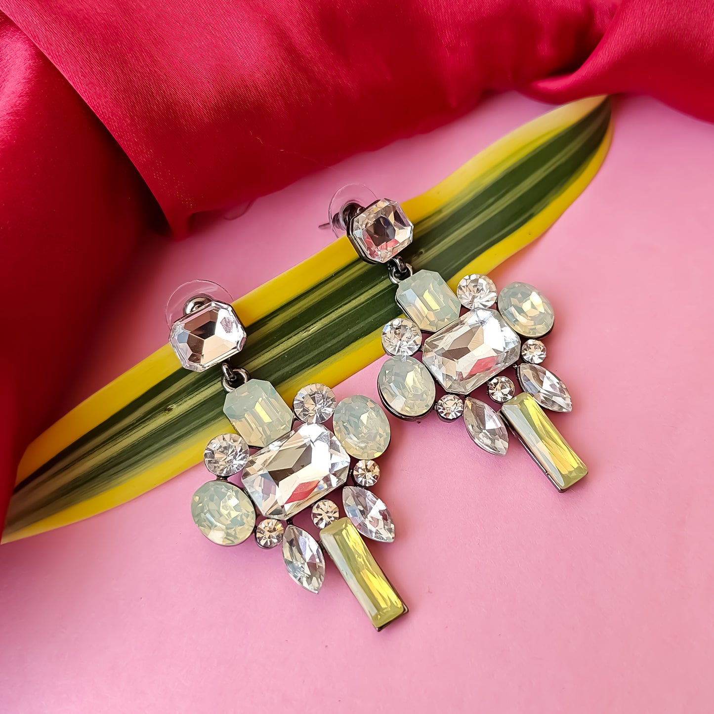 Korean Statement Dangler Earrings