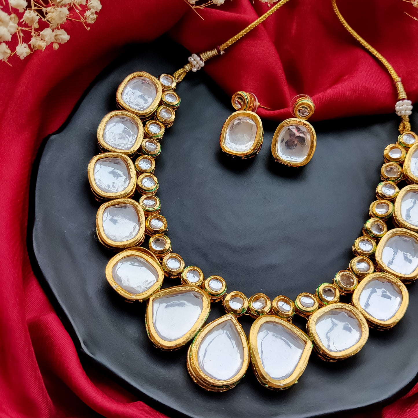 Reshma Uncut Kundan Necklace Set