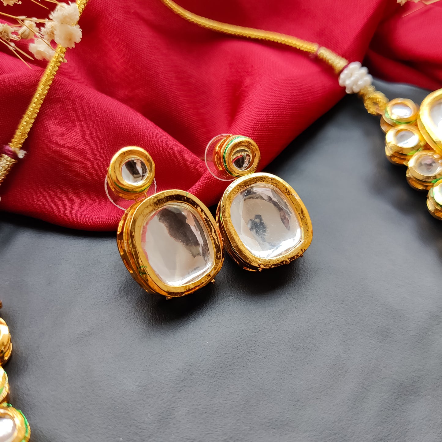 Reshma Uncut Kundan Necklace Set