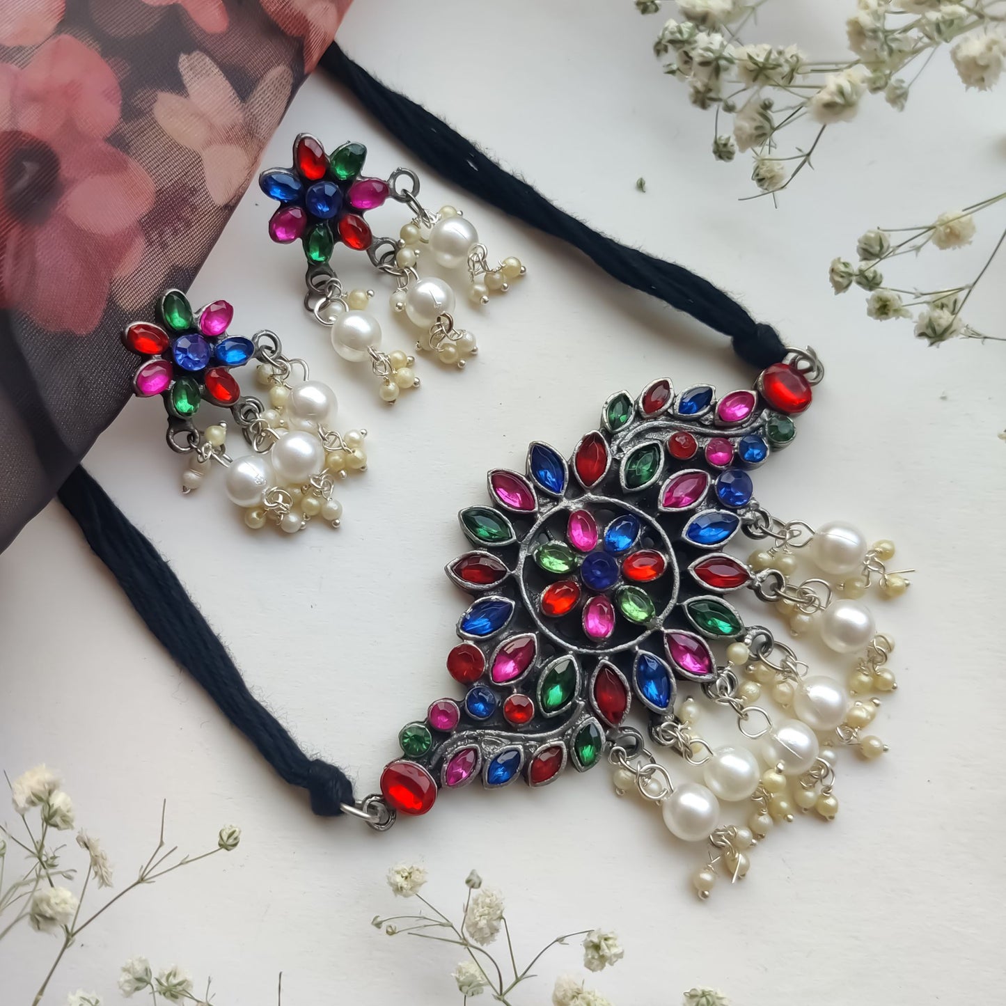 LILY NECKLACE SET - MULTI