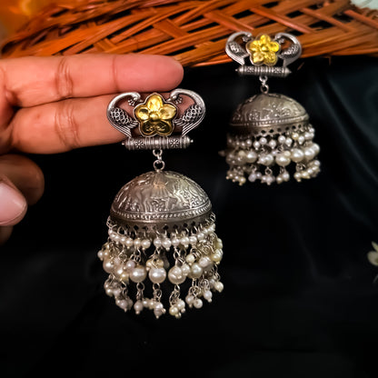 Sai Premium Brass Jhumka Earrings
