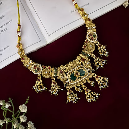 Kishank Rajwadi Necklace Set