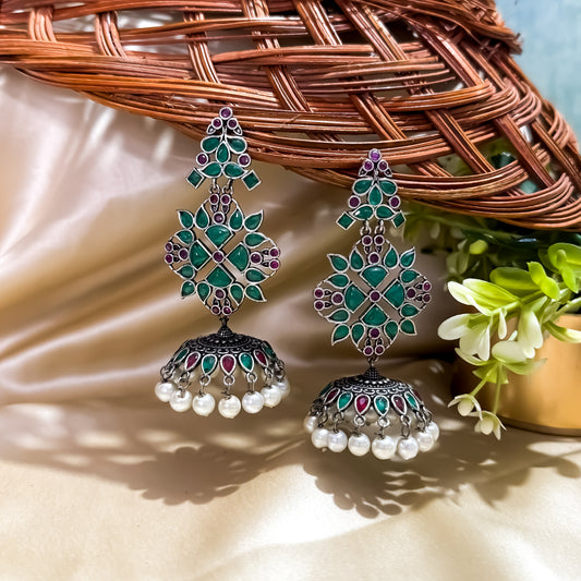 Kisana SLA Brass Jhumka Earring