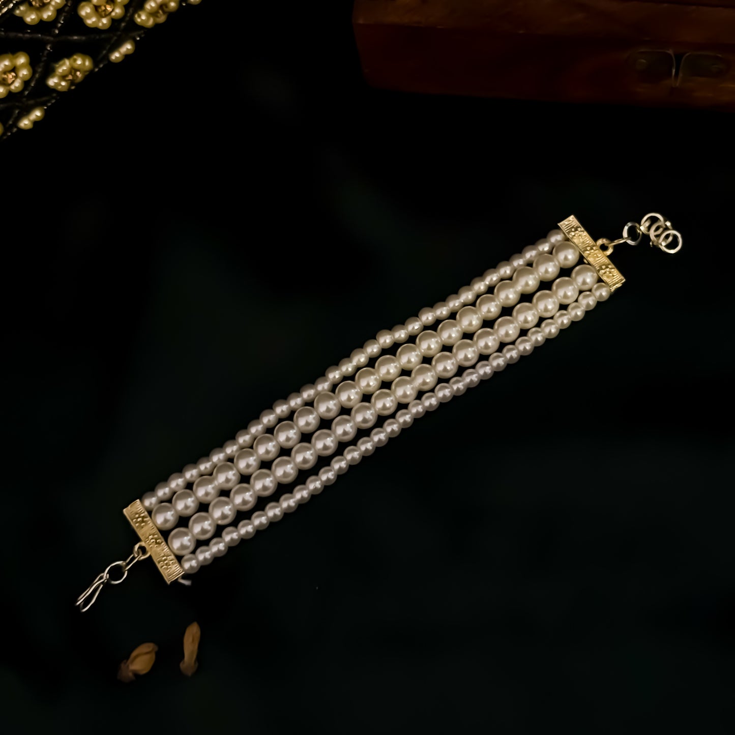 Meesha Pearl Bracelet