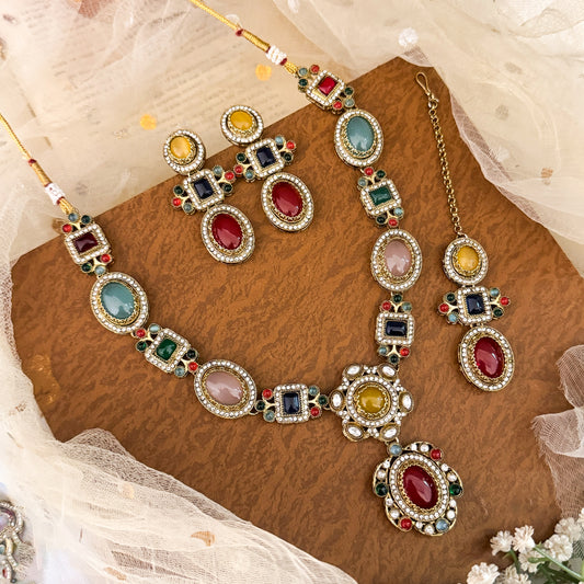 Multi Naina Sabhyasachi Necklace Set