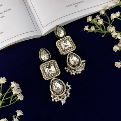 Golden Gauri Premium Bridal Necklace Set