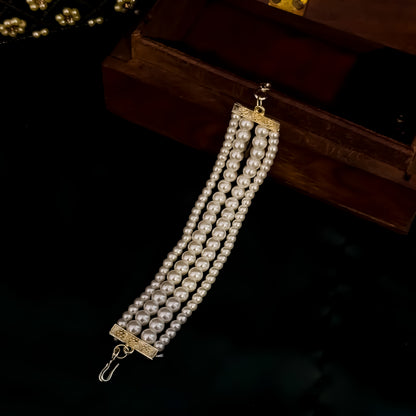 Meesha Pearl Bracelet