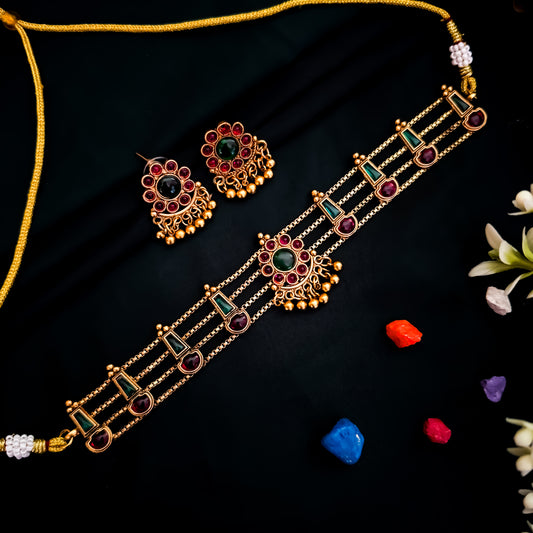 Kusum Choker Necklace Set