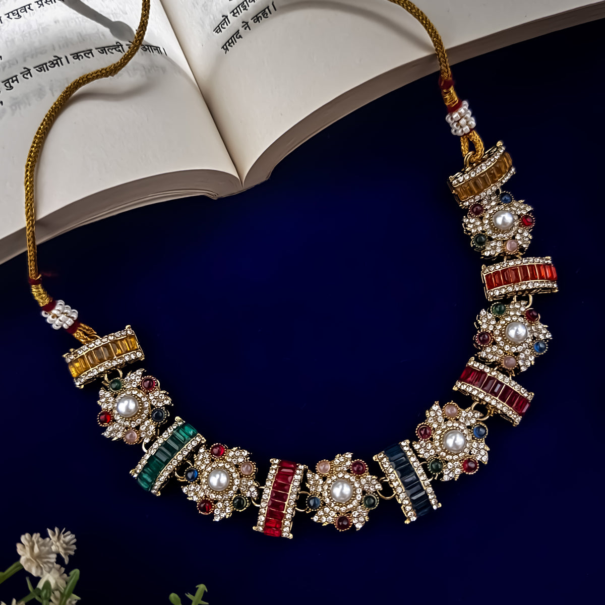 Multi Ashwini Sabhyasachi Style Necklace Set