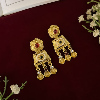 Himanshi Premium Heritage Rajwadi Necklace Set