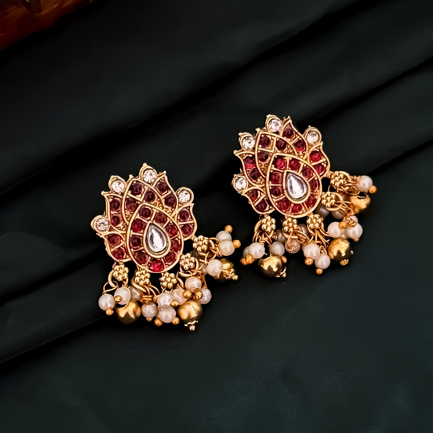 Karishma Royal Necklace Set - Pink