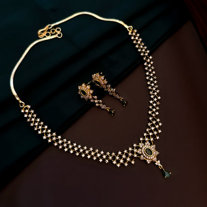 Diyana Cluster AD Neckalce Set