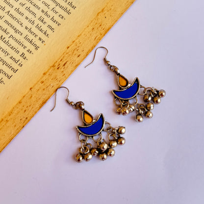Afghani Glass Dangler Earrings