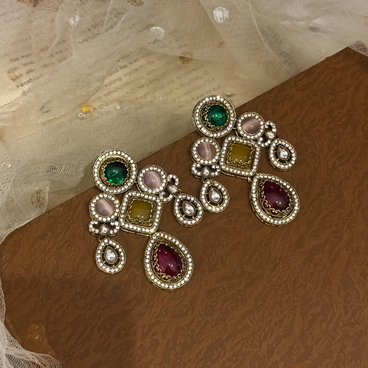 Multi Pakhi Sabhyasachi Necklace Set