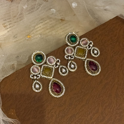 Multi Pakhi Sabhyasachi Necklace Set