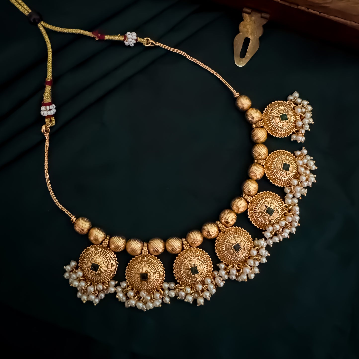 Gopika Pearl Necklace Set