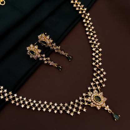 Diyana Cluster AD Neckalce Set