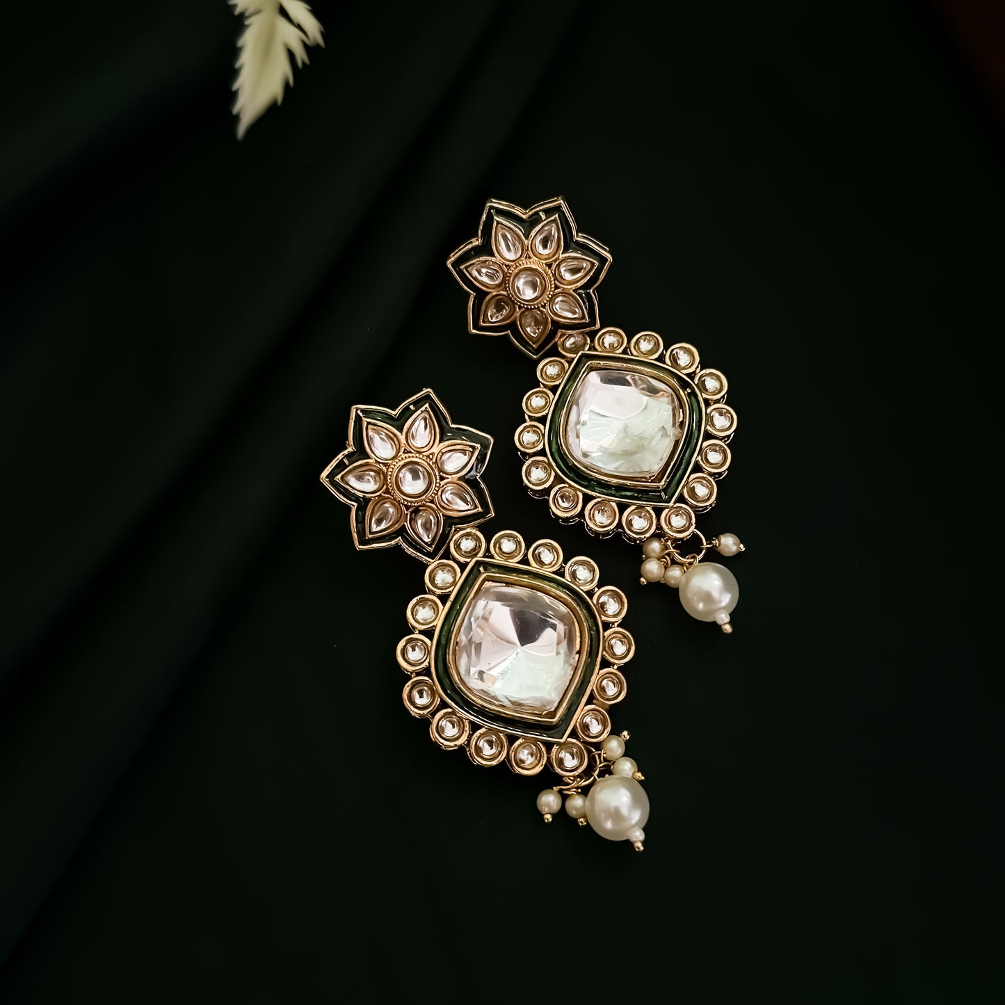 Roshni  Kundan Long Necklace Set