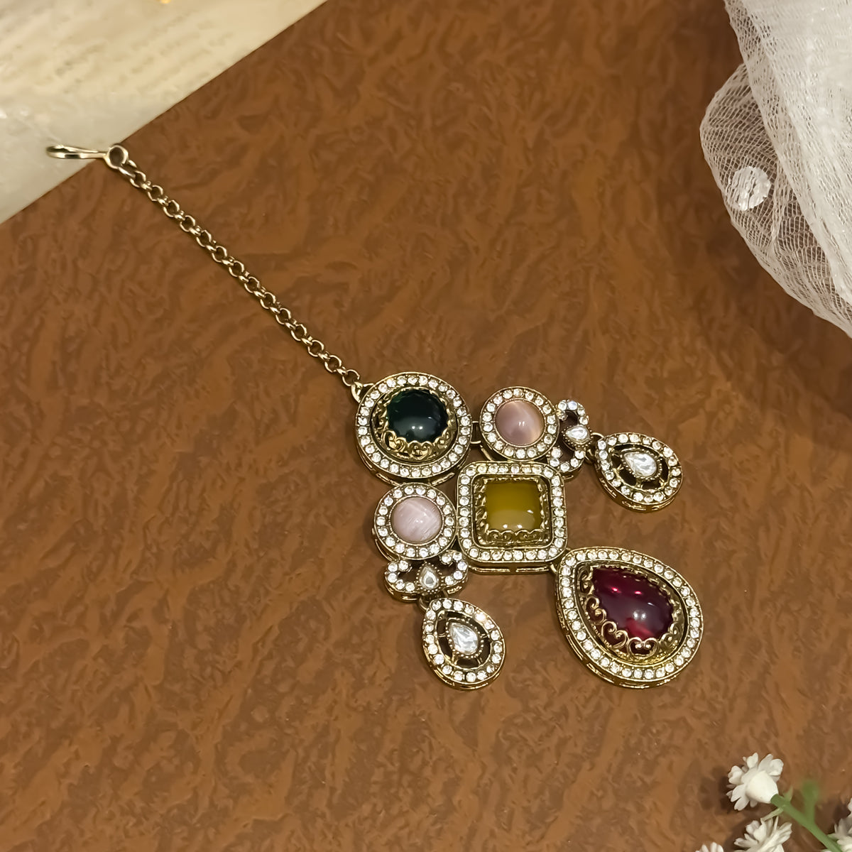 Multi Pakhi Sabhyasachi Necklace Set