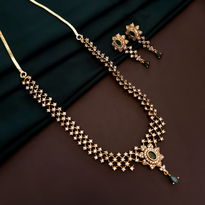 Diyana Cluster AD Neckalce Set