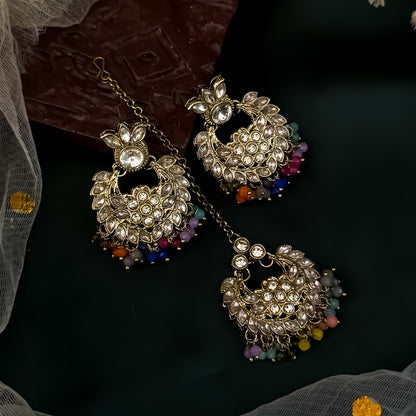Harleen Premium Pearl Necklace Set - Multi