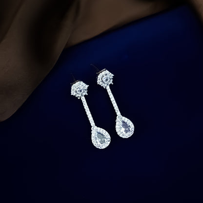 Crystal white Blair American Diamond Necklace Set