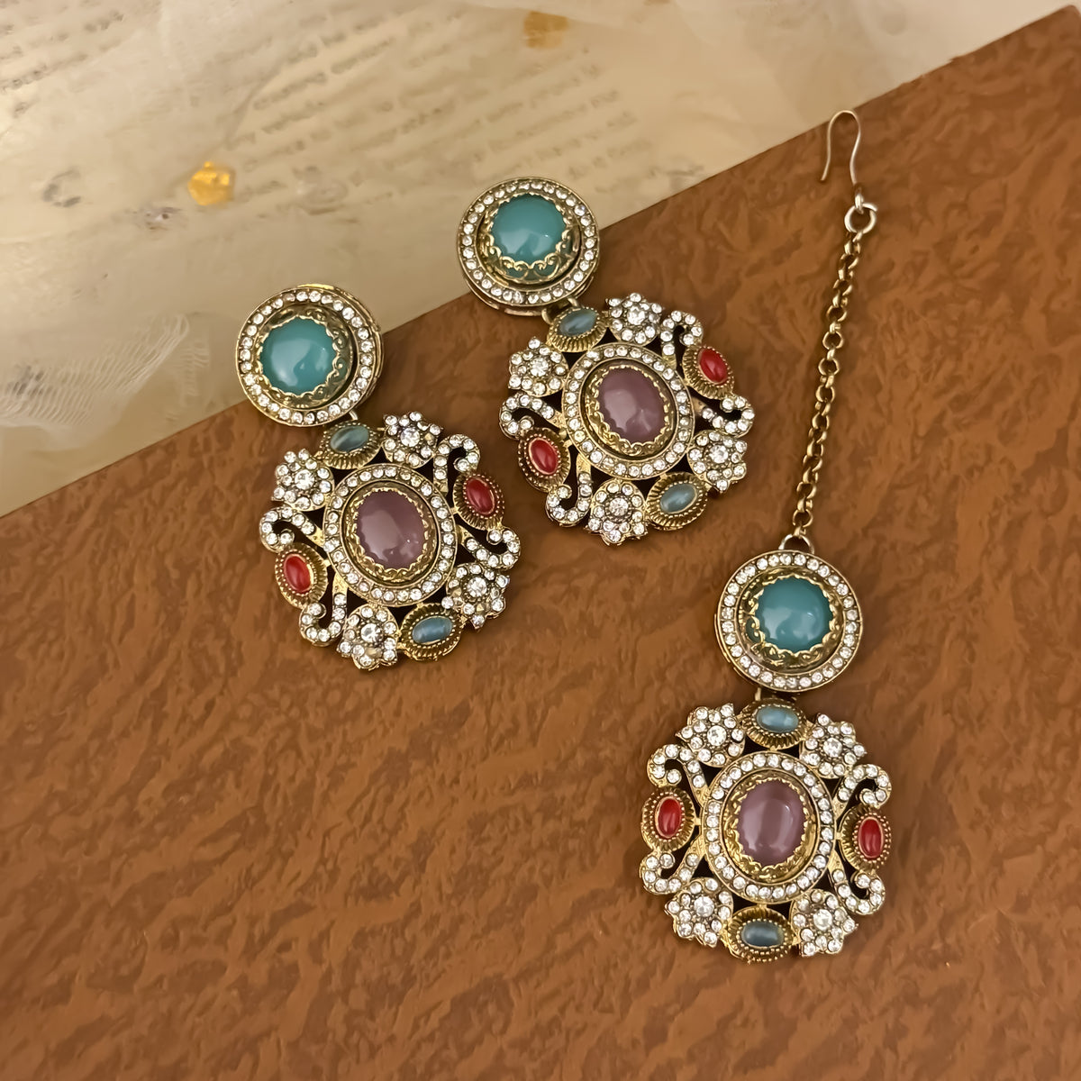 Multi Nashwa Sabhyasachi Necklace Set
