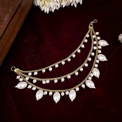 Gurpreet Golden 3 Layer Detachable Earchain/Sahara