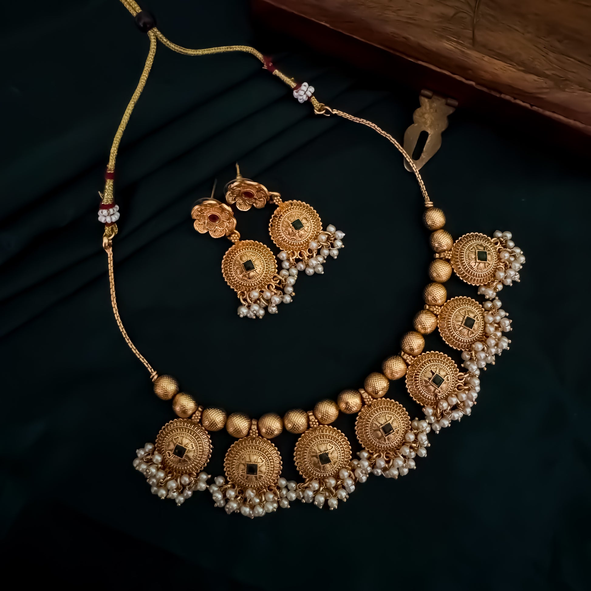 Gopika Pearl Necklace Set