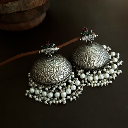 Indira SLA Brass Jhumka Earrings