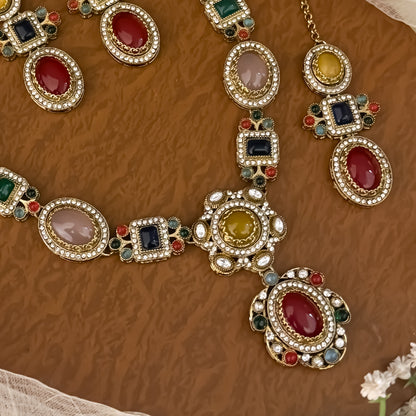 Multi Naina Sabhyasachi Necklace Set