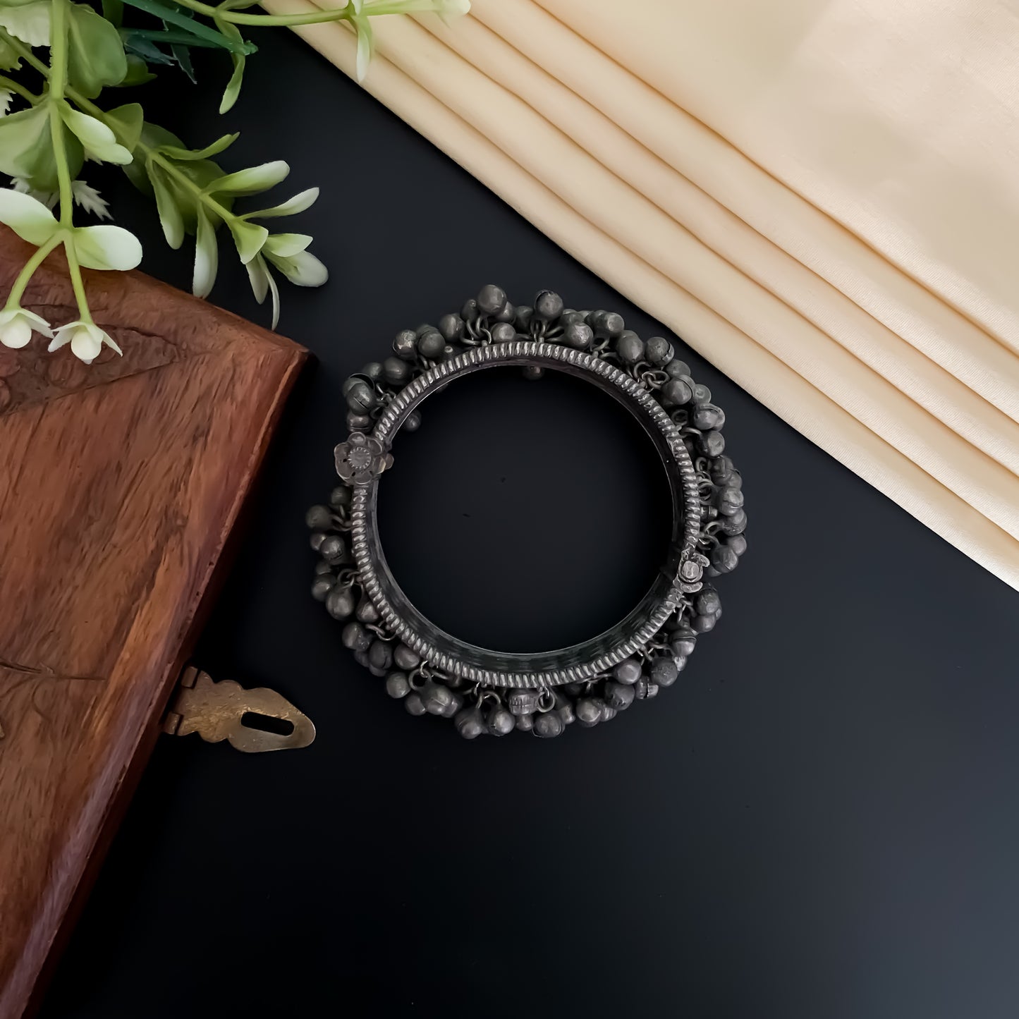 Manjiri SLA Ghunghroo Adjustable Bracelet/Kada