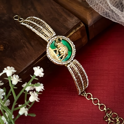 Green Dishani Indo Western Barcelet