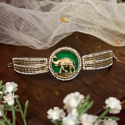 Green Dishani Indo Western Barcelet