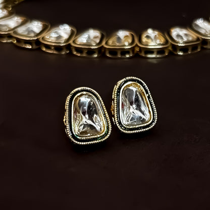 Vibhuti Kundan Necklace Set
