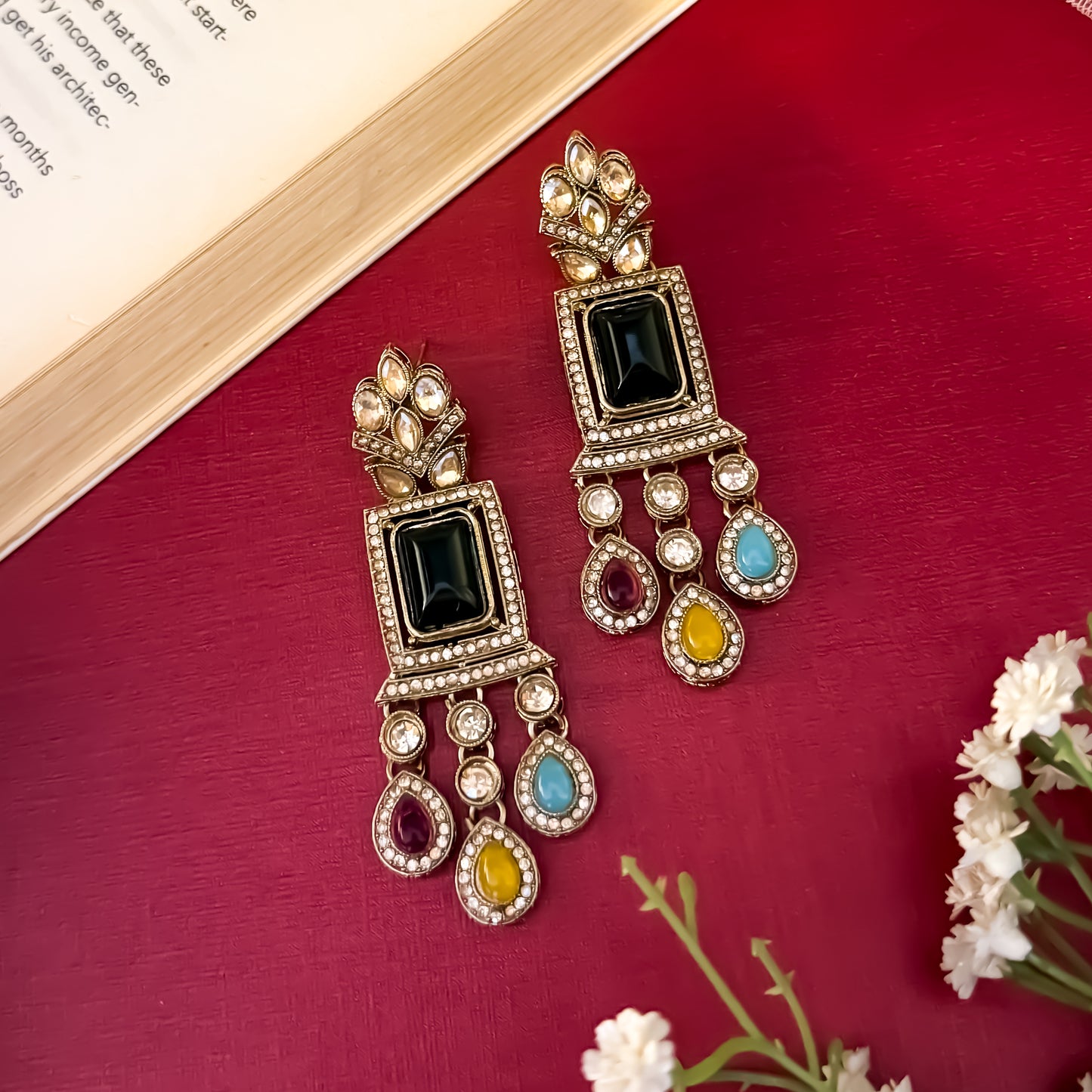 Multi Shehneel Kundan Choker Necklace Set
