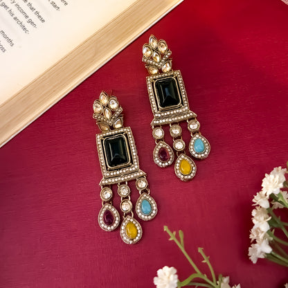 Multi Shehneel Kundan Choker Necklace Set