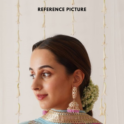 Amrina Premium Bali Jhumka Earrings - Green