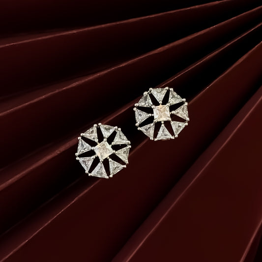 Varuna American Diamond Multicolor Earrings