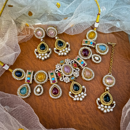Multi Osheen Sabhyasachi Necklace Set